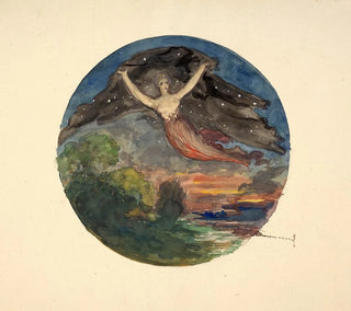 Flix Bracquemond - Allegory of the night.webp