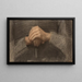 Study of Hands also known as Hands of Fantin - Félix Bracquemond — framed artwork on a wall