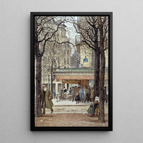 Flix Brard - Angle de la rue Gassendi et de lAvenue du Maine XIV Paris.webp