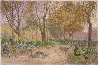 Flix Brard - Enfants jouant la guerre dans le square de la mairie du 14me arrondissement.webp