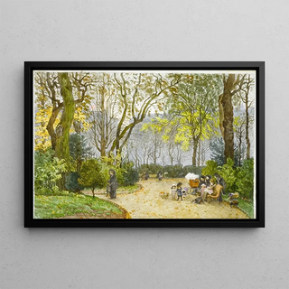 Flix Brard - Le square de la mairie du XIVme arrondissement Les veuves.webp