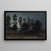 Ansicht der Straße Lakanal in Grand-Montrouge im Jahr 1889, Mondschein-Effekt - Félix Brard — gerahmtes Bild an der Wand