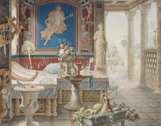 Flix Duban - Architectural Fantasy in the Style of Pompeii.webp