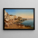 Vue du Port de Naples - Félix Fouilhouze — gerahmtes Bild an der Wand