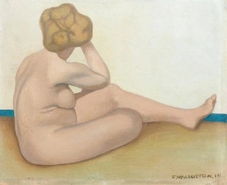 Flix Vallotton - Baigneuse Assise Sur Le Sable.webp