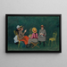 Mädchen im Bois de Boulogne oder Der Garten - Félix Vallotton — gerahmtes Bild an der Wand