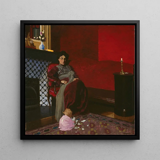 Flix Vallotton - The Red Room Etretat.webp