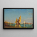 Bateaux - Félix Ziem — quadro incorniciato alla parete