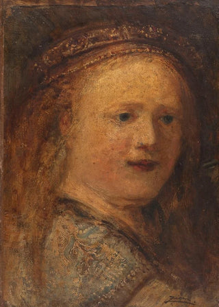 Flix Ziem - Etude de femme copie daprs Rembrandt.webp