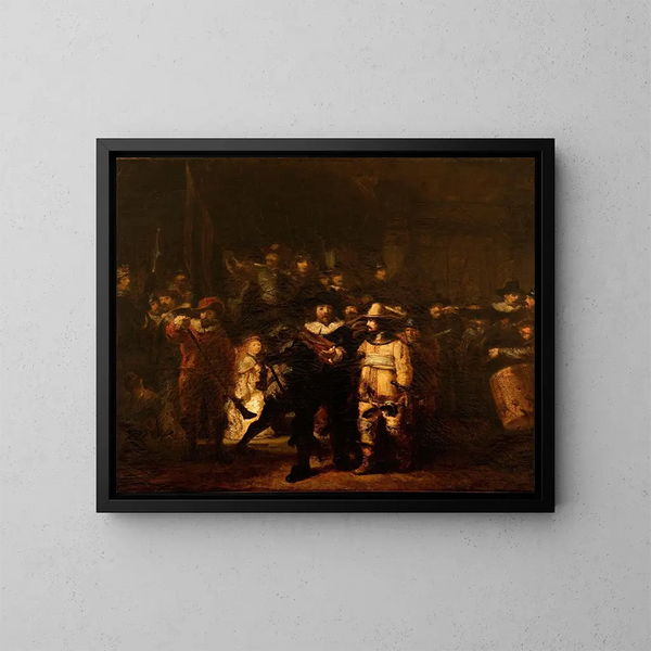 La Ronde de nuit - Félix Ziem — quadro incorniciato alla parete