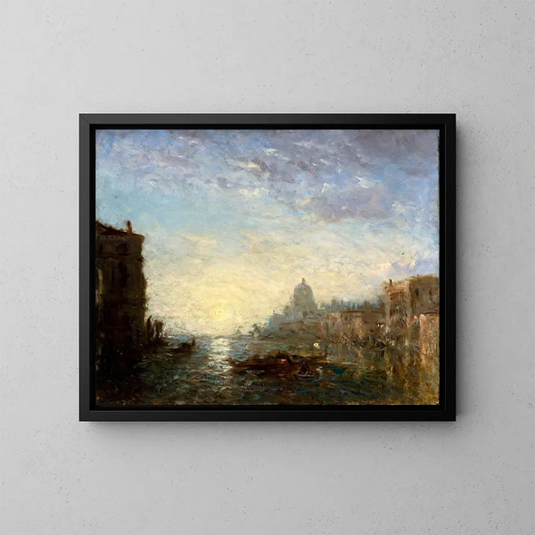 La Salute, effet de matin - Félix Ziem — quadro incorniciato alla parete