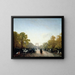 L'avenue des Champs-Élysées - Félix Ziem — gerahmtes Bild an der Wand