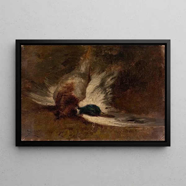 Le canard - Félix Ziem — quadro incorniciato alla parete