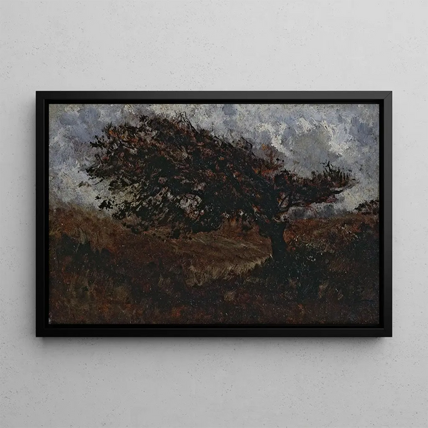 Le coup de vent - Félix Ziem — quadro incorniciato alla parete