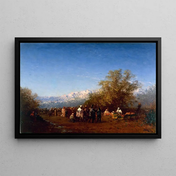 Mars, Fès - Félix Ziem — quadro incorniciato alla parete