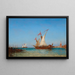 Regate a Venezia - Félix Ziem — quadro incorniciato alla parete