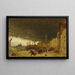Riva degli Schiavoni - Félix Ziem — quadro incorniciato alla parete