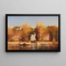 Les jardins français à Venise - Félix Ziem — framed artwork on a wall