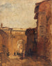 Eine Straße in Florenz - Félix Ziem — Ansicht des Kunstwerks