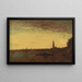 Venice at Twilight - Félix Ziem — framed artwork on a wall