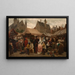 Fiera di Gand nel Medioevo - Félix de Vigne — quadro incorniciato alla parete