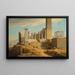 Vue de ruines classiques grecques - Florent Mols — gerahmtes Bild an der Wand