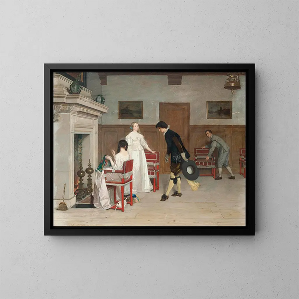L'introduction - Florent Willems — gerahmtes Bild an der Wand