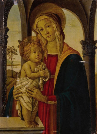 Follower Of Botticelli - Madonna and Child.webp