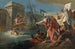 Horatius Coclès che difende Roma dagli Etruschi - Scuola di Giovanni Battista Tiepolo — vista dell’opera