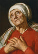 Ritratto di una donna in preghiera - Scuola di Abraham Bloemaert — vista dell’opera