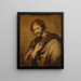 Portrait de Pierre Paul Rubens 1577-1640 - École d'Antoine van Dyck — gerahmtes Bild an der Wand