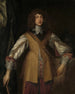 Portrait von Rupert 1619-1682 Fürst und Pfalzgraf am Rhein sowie Herzog von Cumberland in Kampfkleidung - Schule von Antoine van Dyck — Ansicht des Kunstwerks