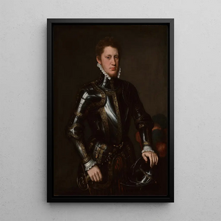 Follower of Antonis Mor - Portrait of a Man in Armor.webp