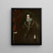 Isabelle de Bourbon, moglie di Filippo IV di Spagna - Scuola di Diego Velázquez — quadro incorniciato alla parete