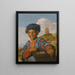 The Laughing Fisherman - School of Frans Hals — framed artwork on a wall