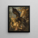 Prometheus gekettet - Schule von Jacob Jordaens — gerahmtes Bild an der Wand