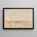 Pourville-sur-Mer - Ecole de James McNeill Whistler — gerahmtes Bild an der Wand