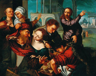 Follower of Jan Sanders van Hemessen - The Calling of Saint Matthew.webp