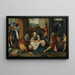 L'Adoration des Mages - Schule von Lucas van Leyden — gerahmtes Bild an der Wand