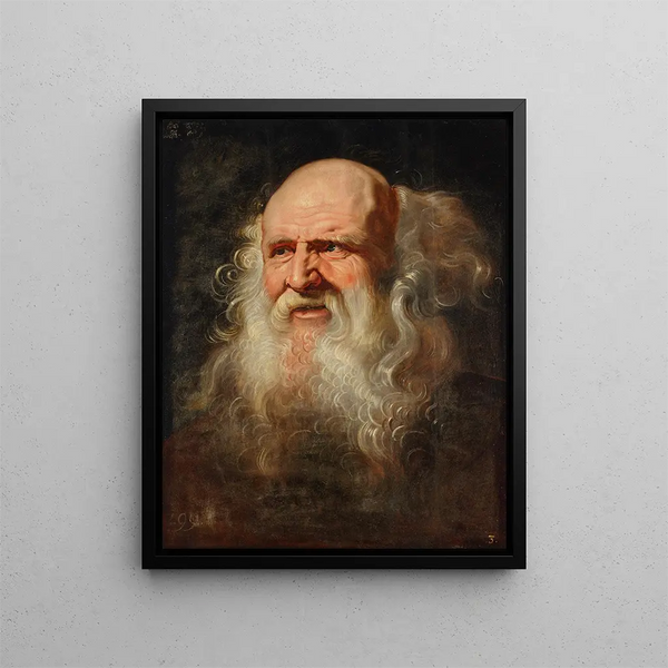 Follower of Peter Paul Rubens - Head study of a man.webp