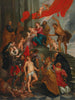 La Vierge à l'Enfant avec des saints (Conflit de cas) - École de Peter Paul Rubens — vista dell’opera