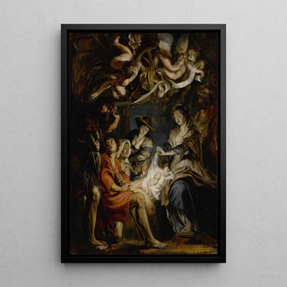 Follower of Peter Paul Rubens - The Adoration Of The Shepherds.webp