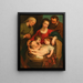 La Sainte Famille avec sainte Élisabeth et l'enfant saint Jean - École de Peter Paul Rubens — quadro incorniciato alla parete