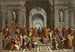 L'École d'Athènes - Scuola di Raffaello — vista dell’opera