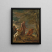I filosofi - Scuola di Salvator Rosa — quadro incorniciato alla parete