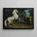 Cavallo al galoppo - Scuola di Théodore Géricault — quadro incorniciato alla parete