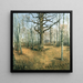 Foresta di Wermsdorf - Ferdinand von Rayski — quadro incorniciato alla parete