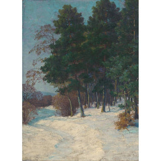 Forêt en hiver - Ludovít Cordak | Reproduction Tableau Décoration murale affiche copie