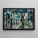 Waldszene - Waldblume — gerahmtes Bild an der Wand