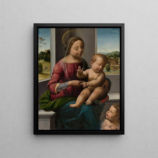 Fra Bartolomeo - Madonna and Child with the Young Saint John the Baptist.webp